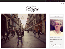Tablet Screenshot of blogbayu.com